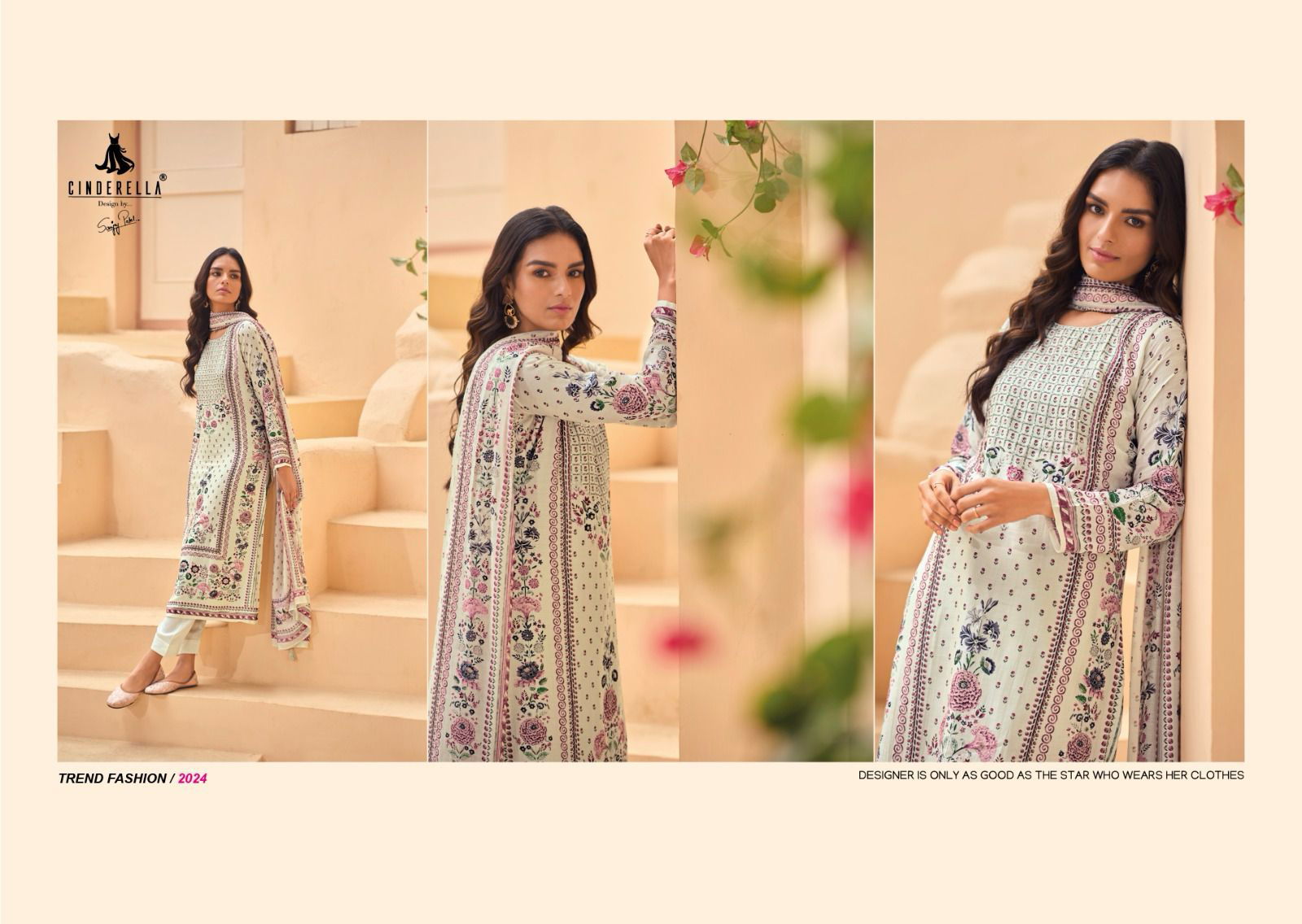 Rewild Cindrella By Ibiza Printed Designer Salwar Kameez Suppliers In India